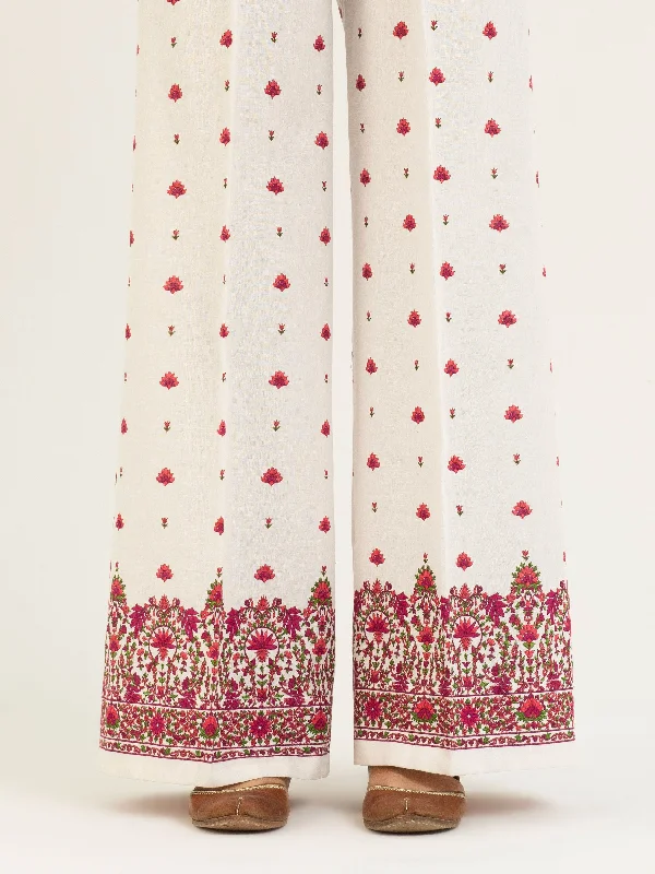 Printed Khaddar Trouser(Pret)