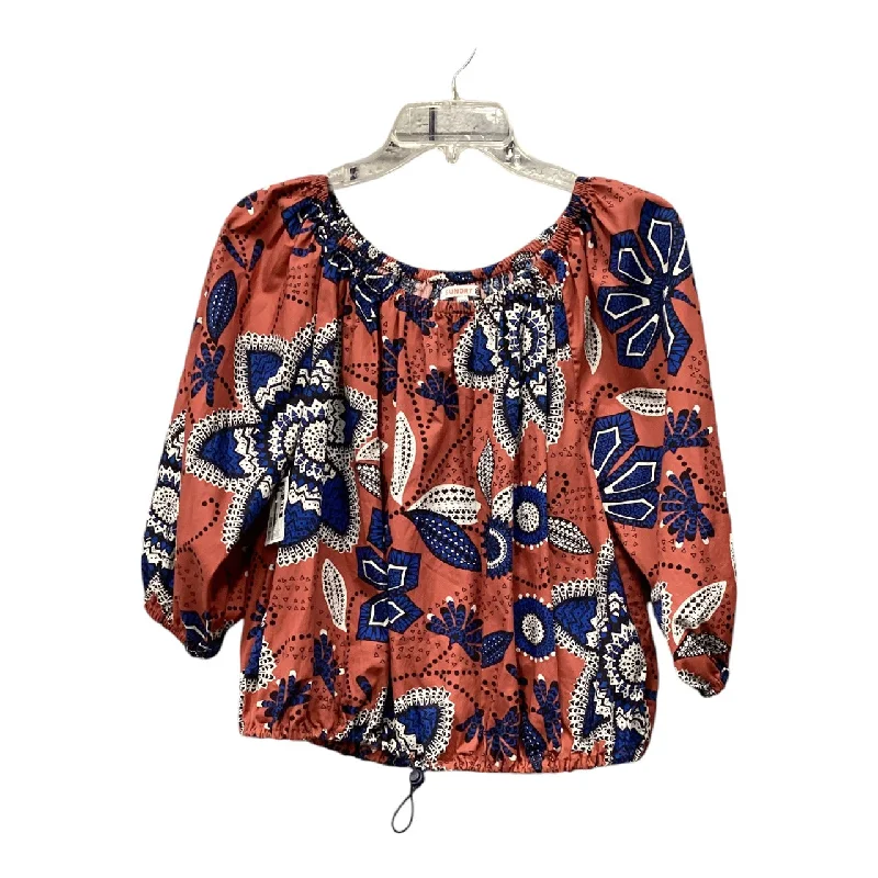 Top 3/4 Sleeve By Sundry In Multi-colored, Size: S