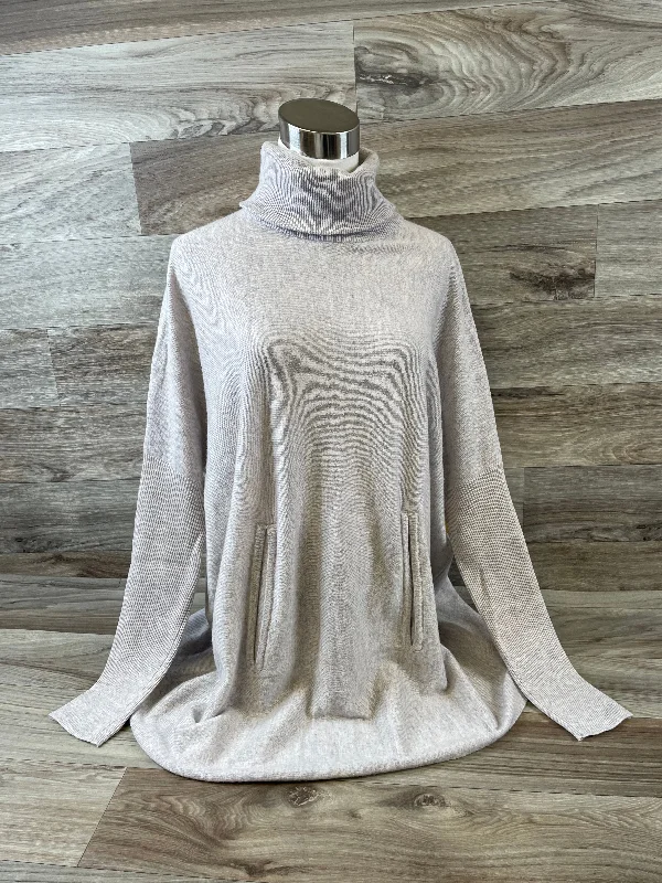 Top Long Sleeve By Garnet Hill In Grey & Purple, Size: Xs