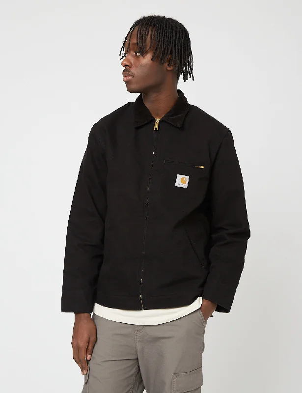 Carhartt-WIP Detroit Jacket (Organic Cotton, 12 oz) - Black/Black