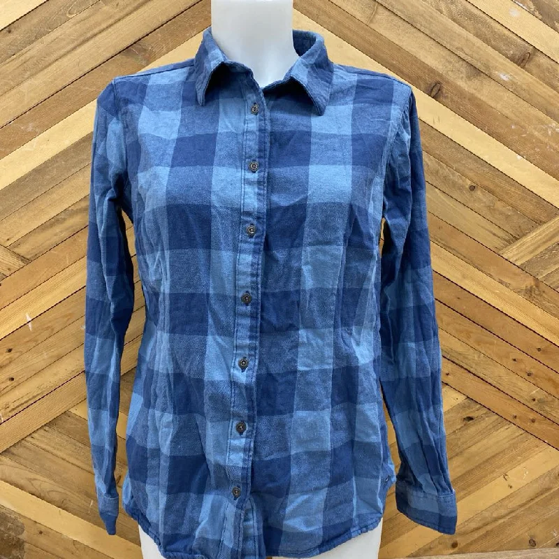 Noble Outfitters - Women's Flannel Shirt - MSRP comp $60: Blue-women-LG