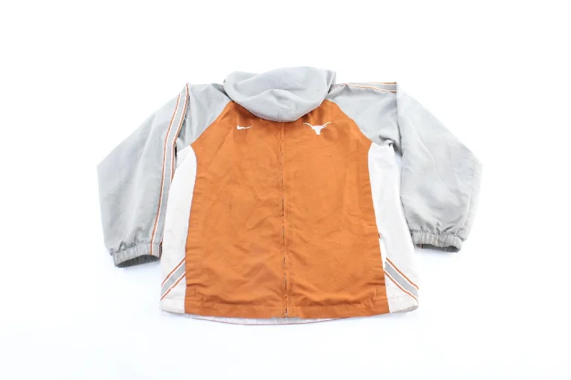 Youth Y2K Nike Embroidered Logo Texas Longhorns Zip Up Jacket