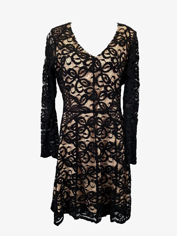 Oxford  Evening Lace Bodycon Mini Dress Size 8