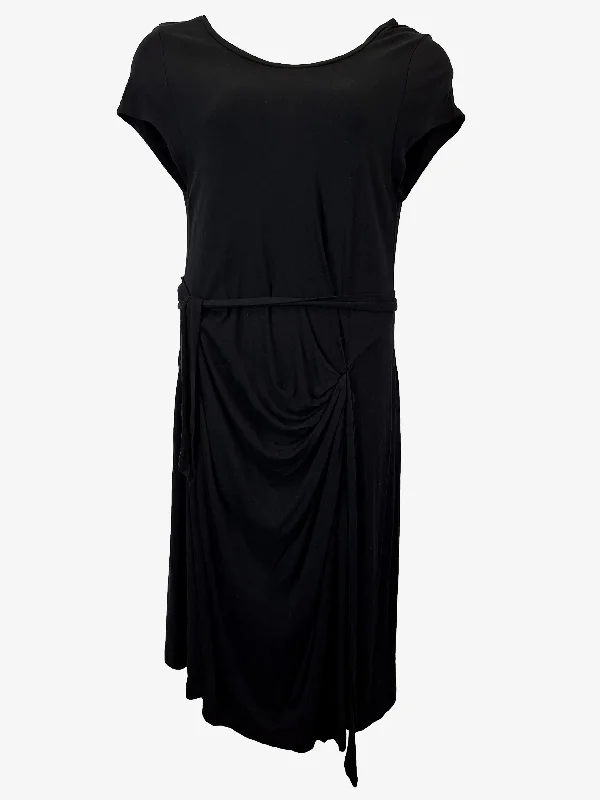 Sportscraft Casual Tie Detail Drape Maxi Dress Size 16