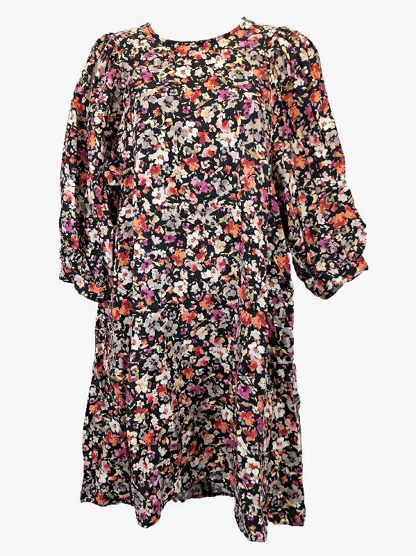 Witchery Balloon Sleeve Linen Mini Dress Size 10