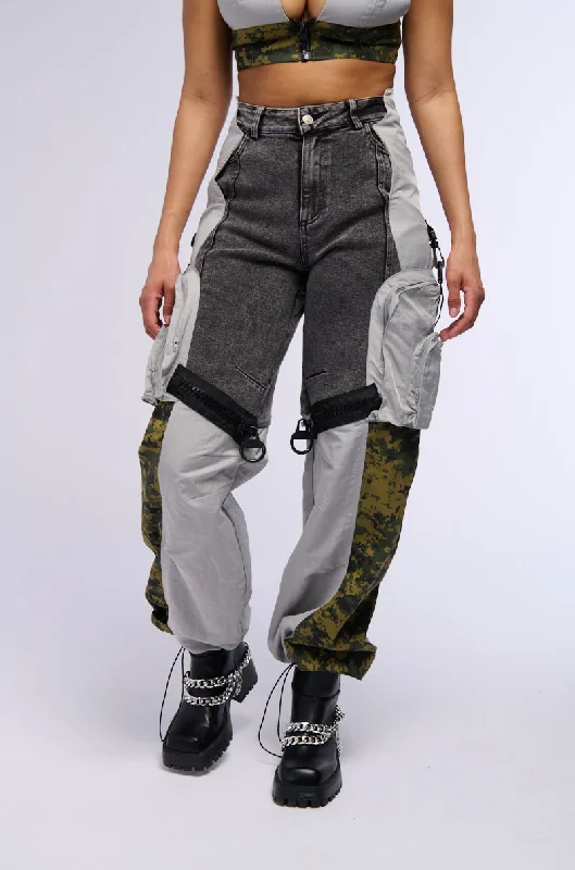 COMBAT COMBO DENIM TROUSER