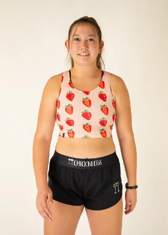 Strawberry Szn PWR Crop Top