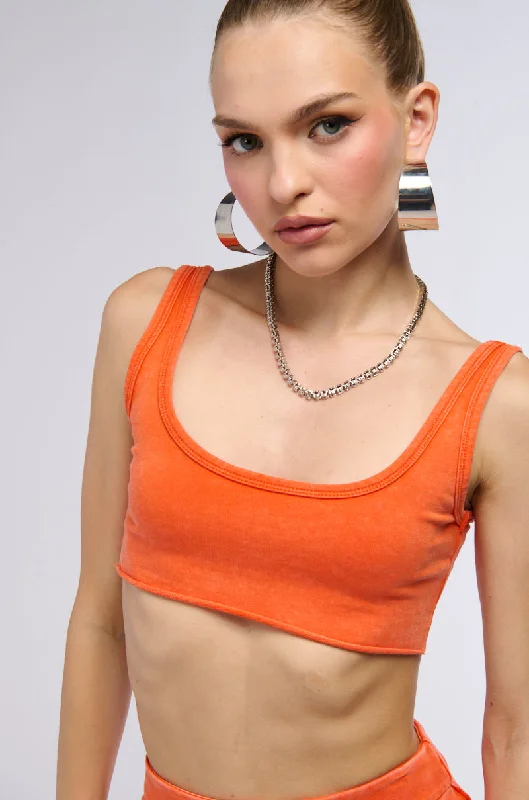 WE BELONG TOGETHER BRALETTE IN ORANGE